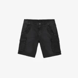 21SS[지아니루포]슬림바이커 ORLANDO 카고반바지(BK)